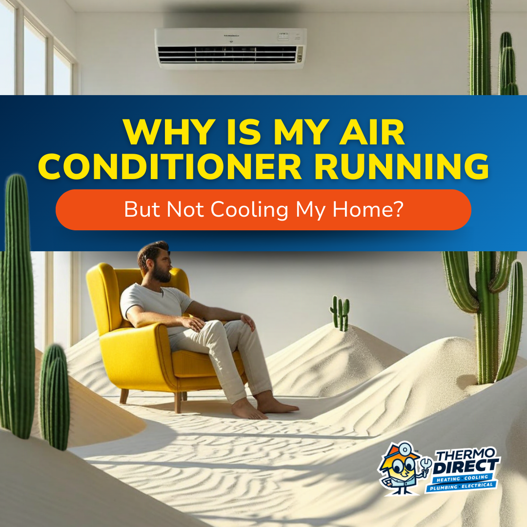 air conditioner’s running but not cooling home