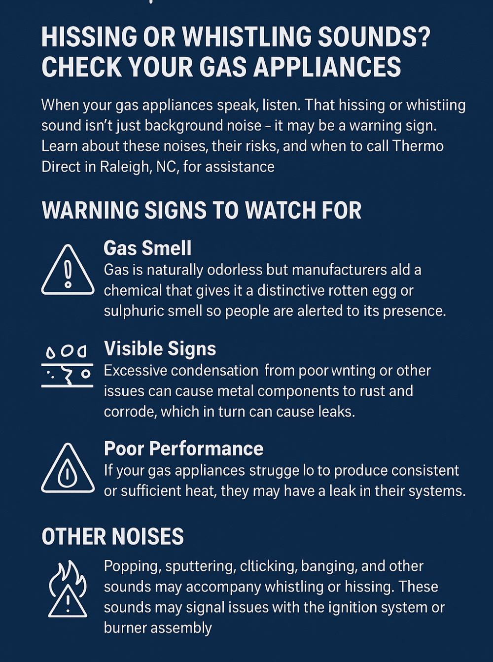 gas smell warning