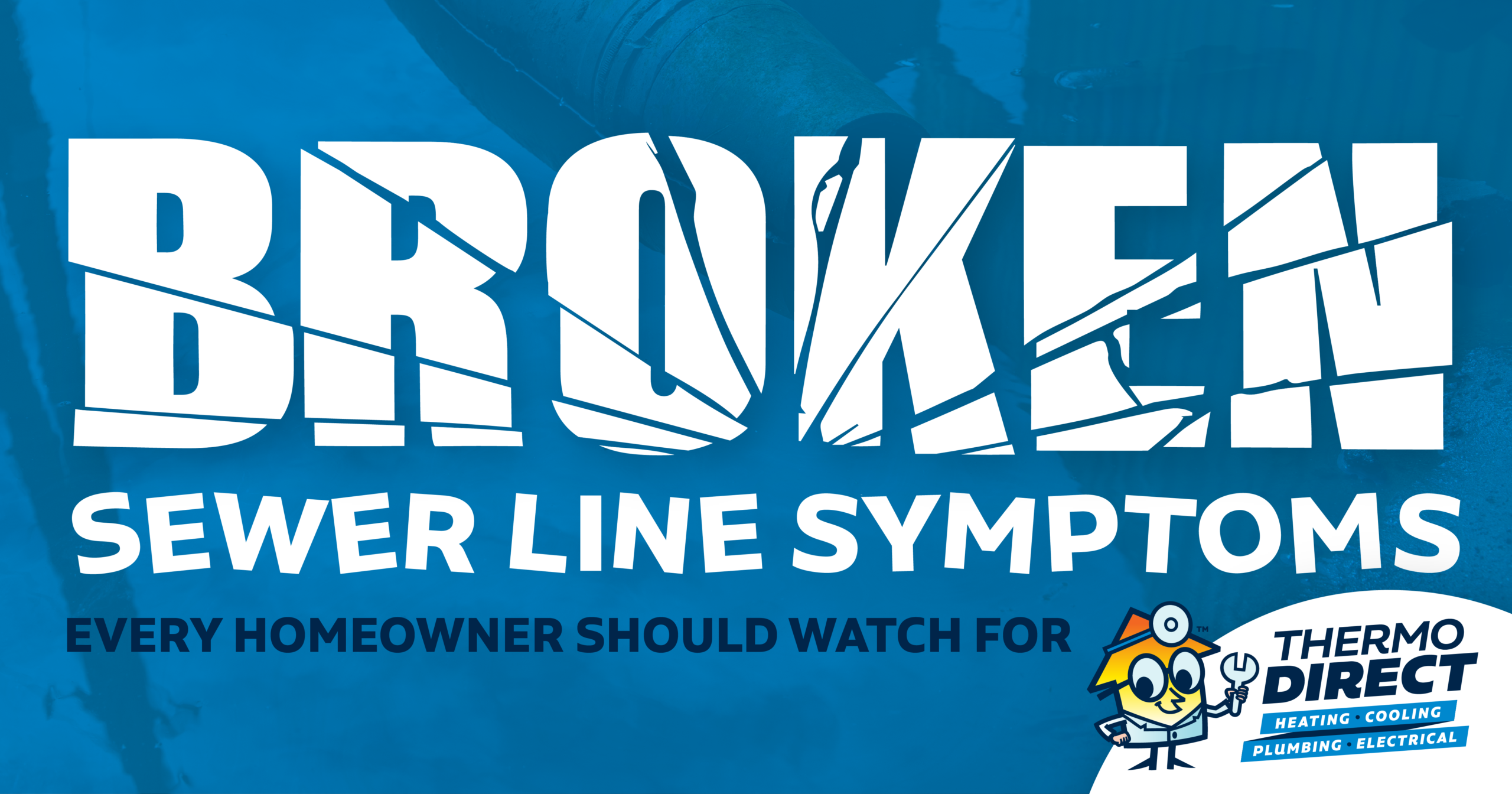 cracked sewer pipe symptoms