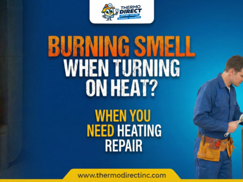 heater smells like burning