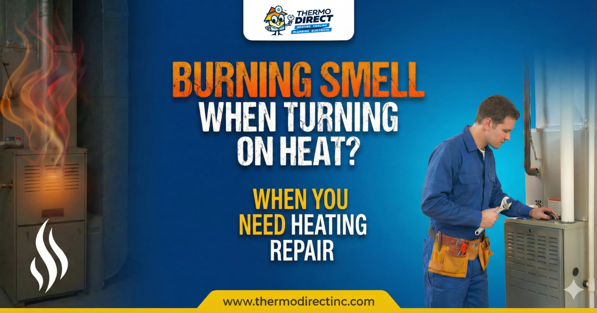 heater smells like burning